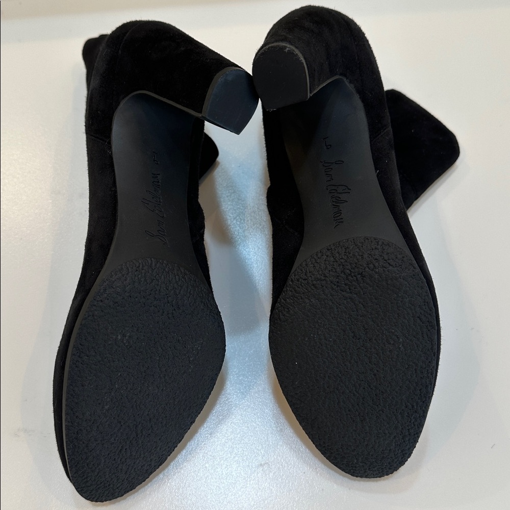 New Sam Edelman Elegant Black Suede Women's Ankle Boots. Size 9. - Picture 9 of 10